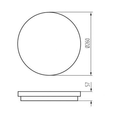 Plafoniera LED BENO 24/30W ciepły/neutralny/zimny grafitowy KANLUX  (38783)